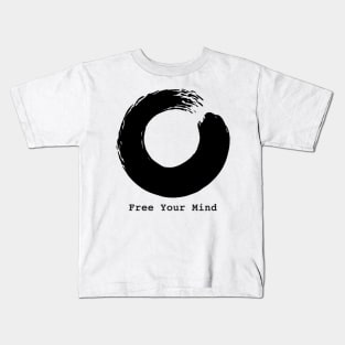 Zen Buddhist Enzo Symbol Kids T-Shirt